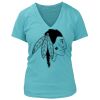 Women's Premium Deep V-Neck T-Shirt Thumbnail