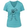 Women's Premium Deep V-Neck T-Shirt Thumbnail