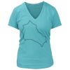 Women's Premium Deep V-Neck T-Shirt Thumbnail