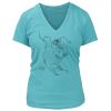 Women's Premium Deep V-Neck T-Shirt Thumbnail