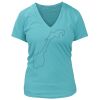Women's Premium Deep V-Neck T-Shirt Thumbnail
