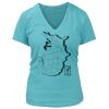 Women's Premium Deep V-Neck T-Shirt Thumbnail
