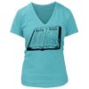 Women's Premium Deep V-Neck T-Shirt Thumbnail