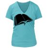 Women's Premium Deep V-Neck T-Shirt Thumbnail