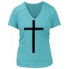 Women's Premium Deep V-Neck T-Shirt Thumbnail
