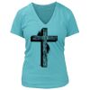 Women's Premium Deep V-Neck T-Shirt Thumbnail