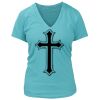 Women's Premium Deep V-Neck T-Shirt Thumbnail