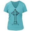 Women's Premium Deep V-Neck T-Shirt Thumbnail