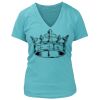Women's Premium Deep V-Neck T-Shirt Thumbnail