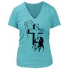 Women's Premium Deep V-Neck T-Shirt Thumbnail