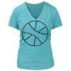 Women's Premium Deep V-Neck T-Shirt Thumbnail