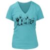 Women's Premium Deep V-Neck T-Shirt Thumbnail