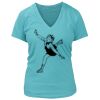 Women's Premium Deep V-Neck T-Shirt Thumbnail