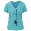 Women's Premium Deep V-Neck T-Shirt Thumbnail