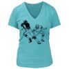 Women's Premium Deep V-Neck T-Shirt Thumbnail