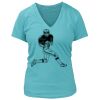 Women's Premium Deep V-Neck T-Shirt Thumbnail
