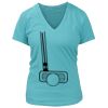 Women's Premium Deep V-Neck T-Shirt Thumbnail