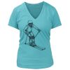 Women's Premium Deep V-Neck T-Shirt Thumbnail