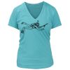 Women's Premium Deep V-Neck T-Shirt Thumbnail