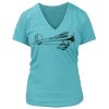 Women's Premium Deep V-Neck T-Shirt Thumbnail