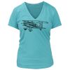 Women's Premium Deep V-Neck T-Shirt Thumbnail