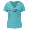 Women's Premium Deep V-Neck T-Shirt Thumbnail