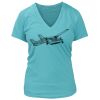 Women's Premium Deep V-Neck T-Shirt Thumbnail