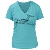 Women's Premium Deep V-Neck T-Shirt Thumbnail