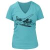 Women's Premium Deep V-Neck T-Shirt Thumbnail