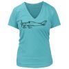 Women's Premium Deep V-Neck T-Shirt Thumbnail