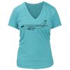 Women's Premium Deep V-Neck T-Shirt Thumbnail