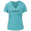 Women's Premium Deep V-Neck T-Shirt Thumbnail
