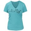 Women's Premium Deep V-Neck T-Shirt Thumbnail