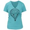 Women's Premium Deep V-Neck T-Shirt Thumbnail