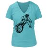 Women's Premium Deep V-Neck T-Shirt Thumbnail