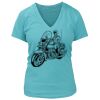 Women's Premium Deep V-Neck T-Shirt Thumbnail