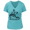 Women's Premium Deep V-Neck T-Shirt Thumbnail
