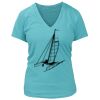 Women's Premium Deep V-Neck T-Shirt Thumbnail