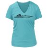 Women's Premium Deep V-Neck T-Shirt Thumbnail