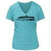 Women's Premium Deep V-Neck T-Shirt Thumbnail