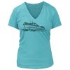Women's Premium Deep V-Neck T-Shirt Thumbnail