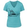 Women's Premium Deep V-Neck T-Shirt Thumbnail