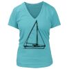 Women's Premium Deep V-Neck T-Shirt Thumbnail