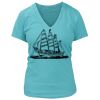 Women's Premium Deep V-Neck T-Shirt Thumbnail