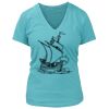 Women's Premium Deep V-Neck T-Shirt Thumbnail