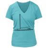 Women's Premium Deep V-Neck T-Shirt Thumbnail