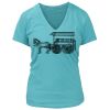 Women's Premium Deep V-Neck T-Shirt Thumbnail