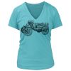 Women's Premium Deep V-Neck T-Shirt Thumbnail