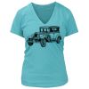 Women's Premium Deep V-Neck T-Shirt Thumbnail