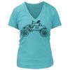 Women's Premium Deep V-Neck T-Shirt Thumbnail